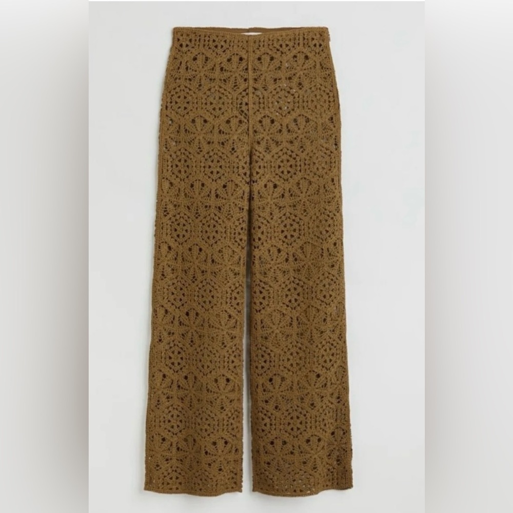 h&M crochet pants